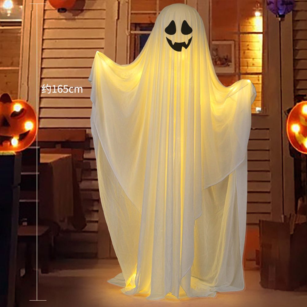 130CM Outdoor Ghost LED Decoration for Front Porch Halloween