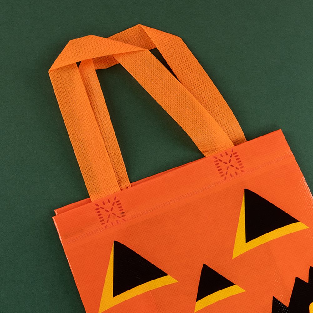Lot de 12/30 sacs fourre-tout d'Halloween non tissés, emballage de courses, collation, festival de sorcières effrayantes, fête d'enfants, bonbons, cadeaux, fournitures en gros