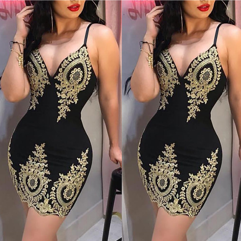 Sexy Suspender Club Dress