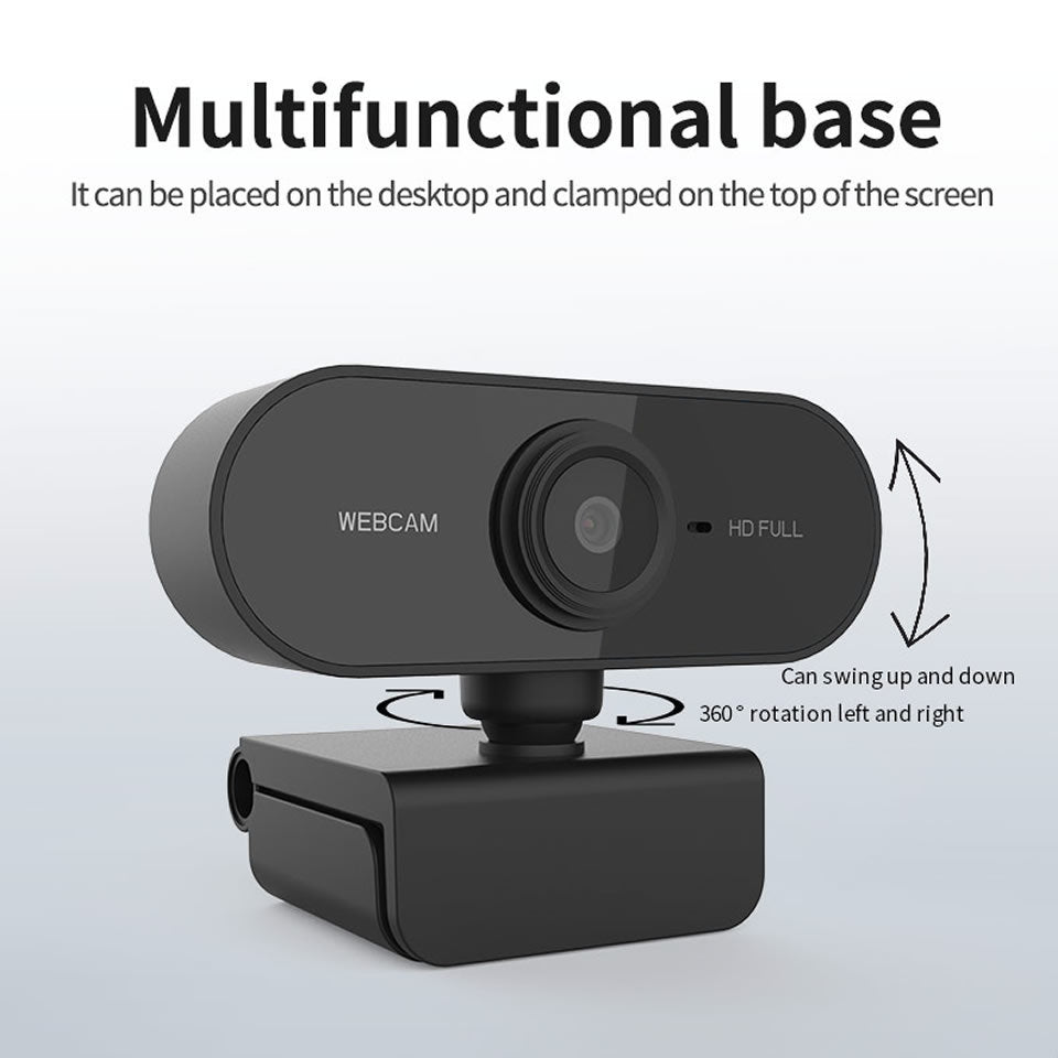 1080P Microphone-Rotatable-Camera