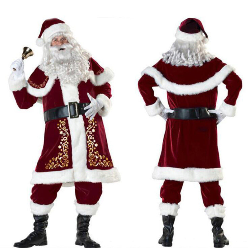 Santa & Mrs Claus Couples Costumes Christmas Fancey Dress