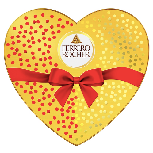 Ferrero Rocher Chocolate Valentine's Day Heart Shaped Box 125g
