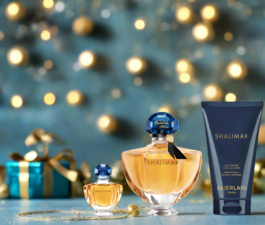  Guerlain Shalimar Gift Set 50ml EDP + 75ml Body Lotion + 5ml EDP